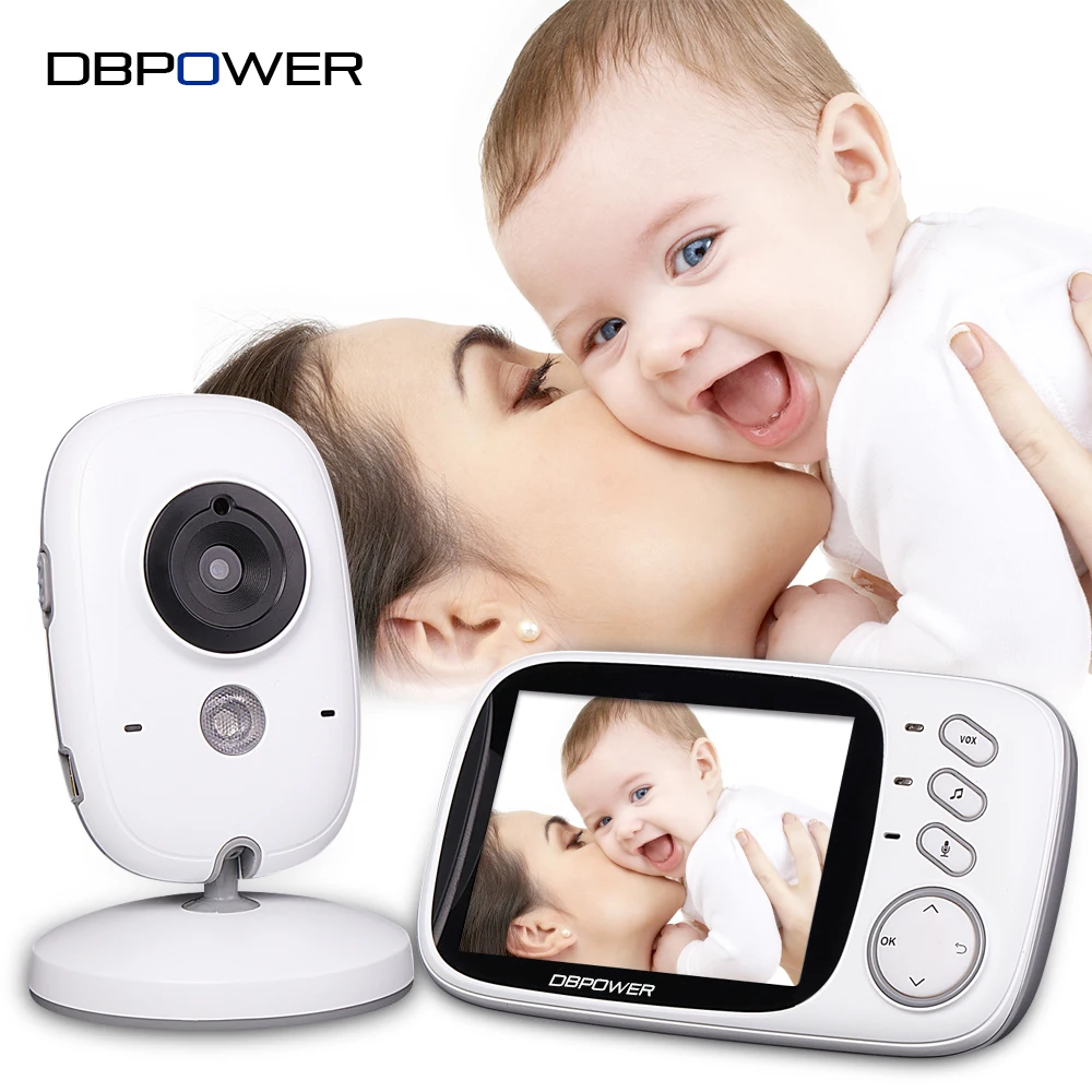 bilder für DBPOWER 2,4 Ghz Wireless 3,2 zoll Electronica Wireless Baby Monitor 2 Way Audio 5 Mt IR Temperatur Lullabies Tragbare Baby kamera bilder für DBPOWER 2,4 Ghz Wireless 3,2 zoll Electronica Wireless Baby Monitor 2 Way Audio 5 Mt IR Temperatur Lullabies Tragbare Baby kamera