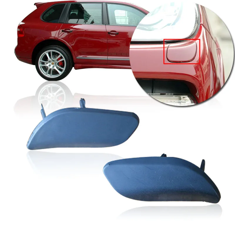 

CAPQX For Porsche Cayenne 3.6 / 4.8 2008 2009 2010 Front bumper headlamp Headlight Washer Nozzle Cover Cap shell