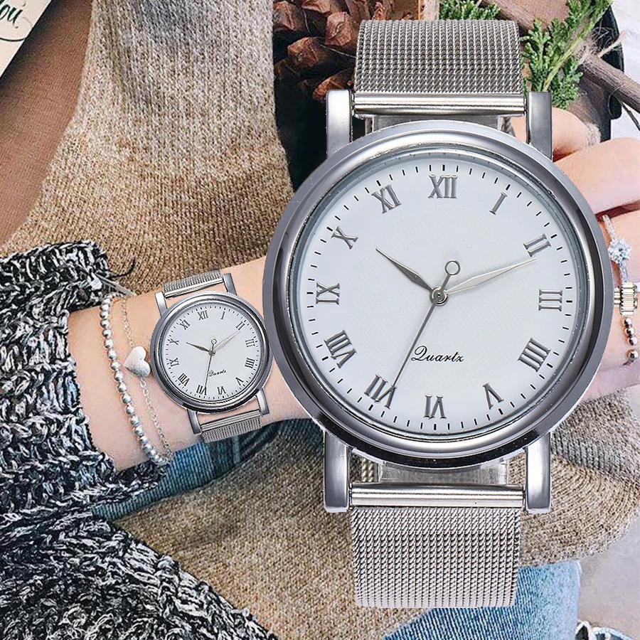 

2019 Feminino Clock Women Watch Stainless Steel Watches Ladies Fashion Casual Watch Quartz Wristwatch relogio masculino reloj