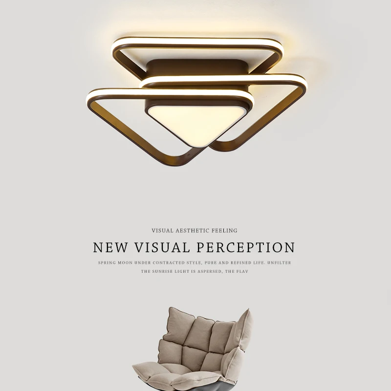 

Modern Simple led lamp Creative LED ceiling lights for living room Aluminum Acrylic ceiling lamp Bedroom Balcony home lighting