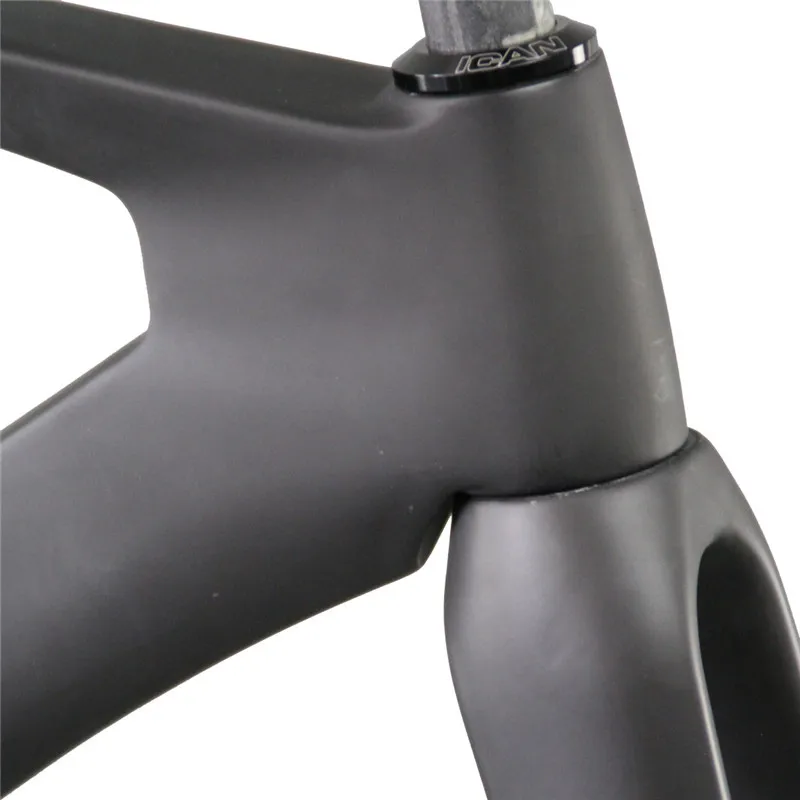 Sale ICAN Professional UD Matte 49/51/54/56CM BSA single speed Carbon Track Bike Frame 8