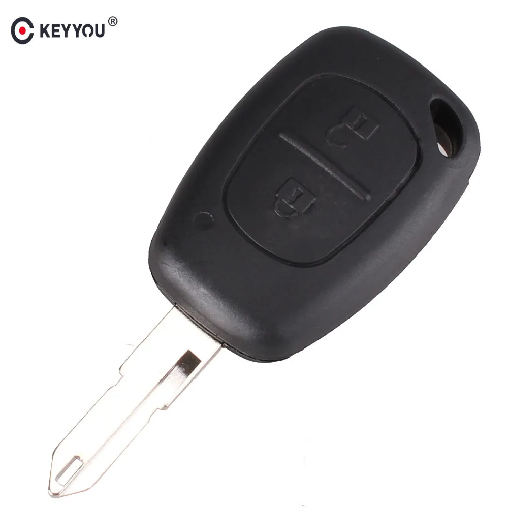 KEYYOU 2 кнопки дистанционный ключ заготовка чехол для ключей для NISSAN Vivaro Movano Renault Trafic KANGOO замена ключа автомобиля