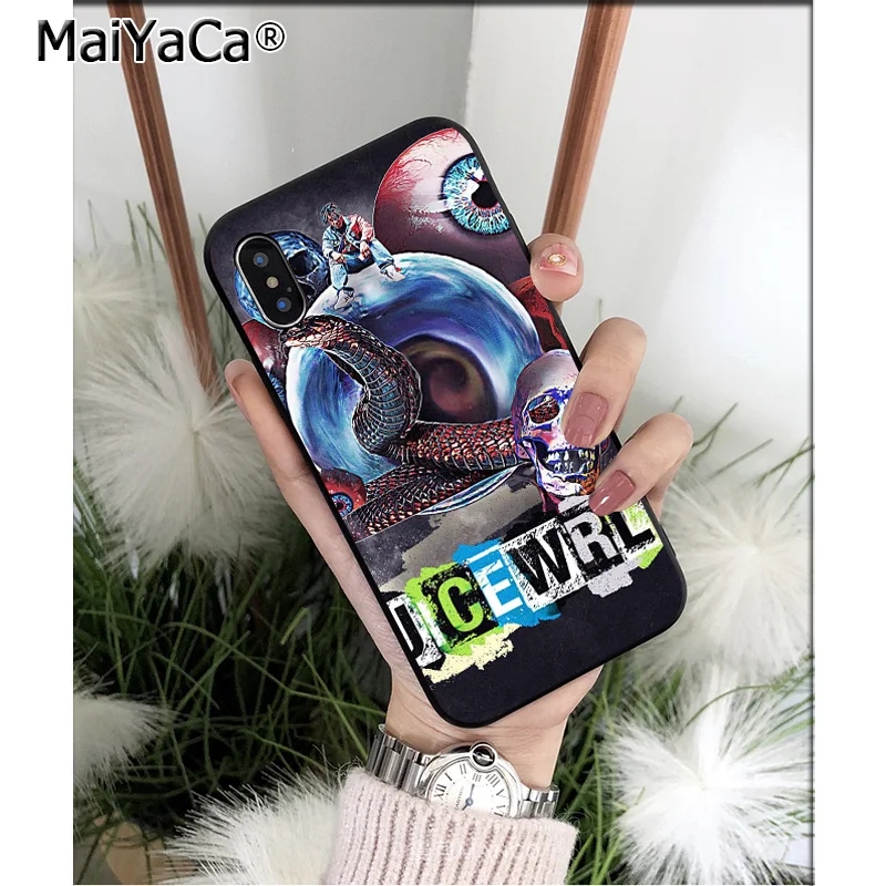 Мягкий чехол для телефона MaiYaCa Juice WRLD из ТПУ для iPhone 8 7 6 6S Plus 5 5S SE XR X XS MAX Coque Shell - Цвет: A3