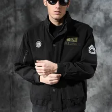 Военная тактическая куртка для мужчин на открытом воздухе десантник 9014 черная летная куртка мужская M-XXXL