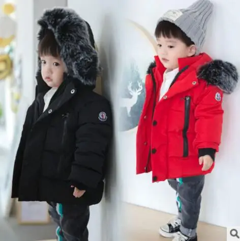 

Children's Clothing Winter Kids Cotton Wadded Jacket Baby Plush Warm Thickening Outerwear Princess Girls Coat Boys Clothes