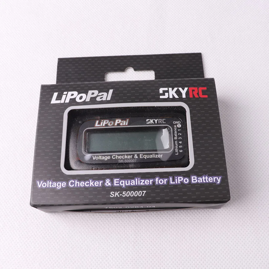 SKYRC LiPoPal 2-6 S Lipo Батарея Напряжение Checker Equilizer Ёмкость Дисплей Напряжение индикатор Self Напряжение для балансировки RC модель