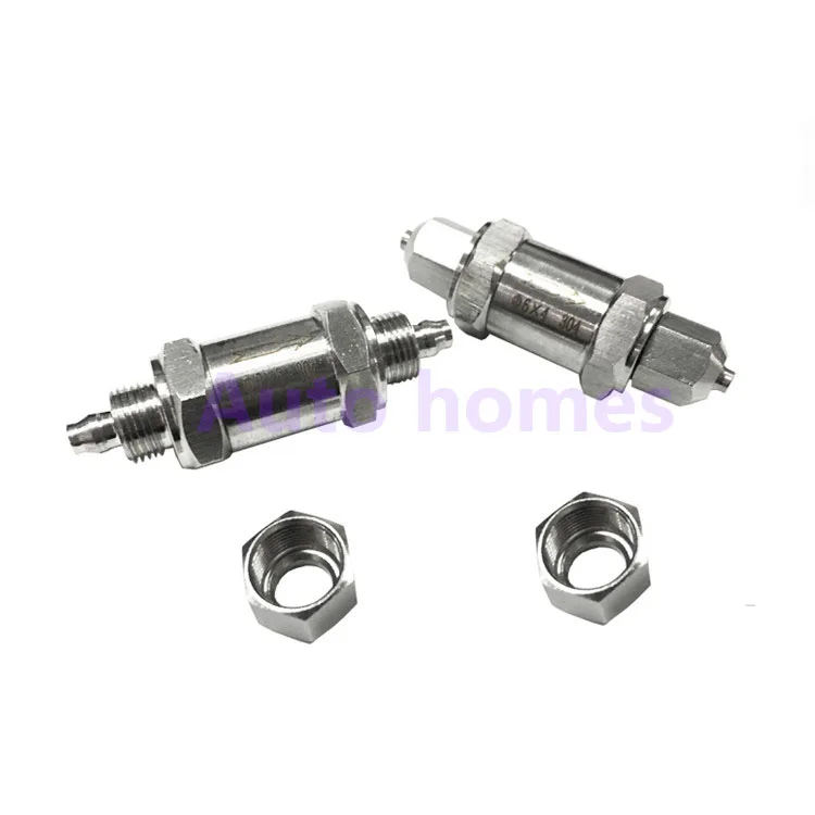 Односторонний клапан быстрое соединение кислотно-стойкая нержавеющая сталь 304 клапан высокого давления для 6 8 10 мм ПУ трубки