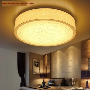 

white / warm white 220v acrylic led ceiling light 24w Dia.400mm led bedroom lamp 24w Simple nice desgin