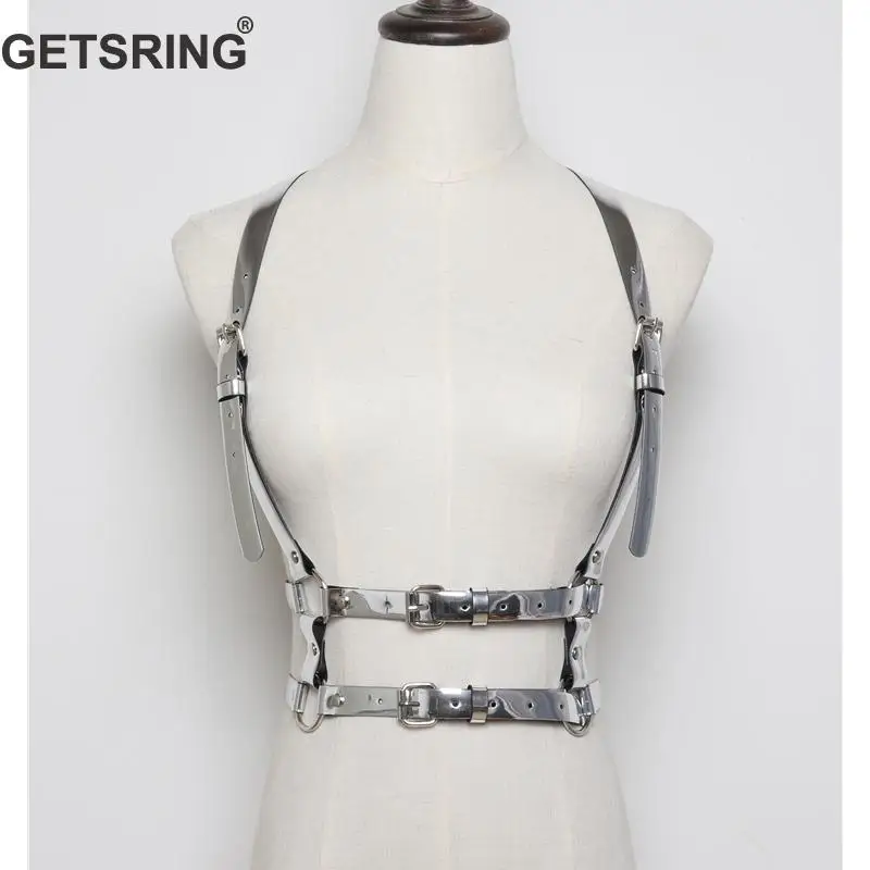 

GETSRING Woman Belt Hip Pop PU Leather Waist Belt Mens Cummerbund Fashion Cummerbunds All Match Corset Belt Gold Women Men 2018