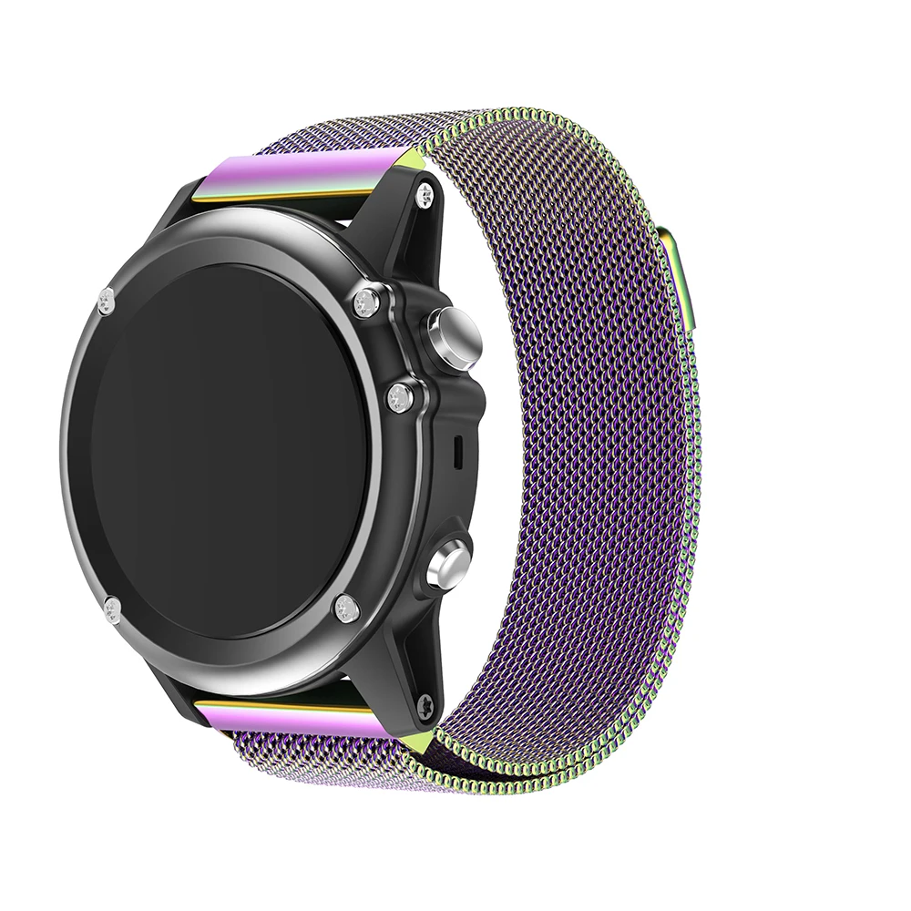 Ремешок для часов Garmin Fenix 6X/5X/5xplus/3HR/3 Смарт часы браслет из нержавеющей стали