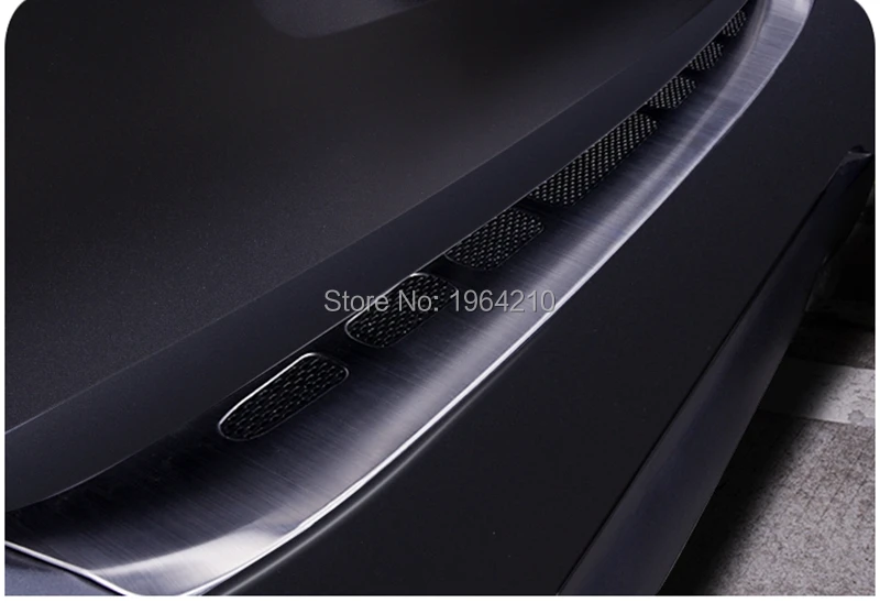 Для Мерсед-Benz Smart 453- Нержавеющая сталь внешний задний бампер Защитная крышка планки подоконник 1 шт. только подходит Fortwo 2 двери