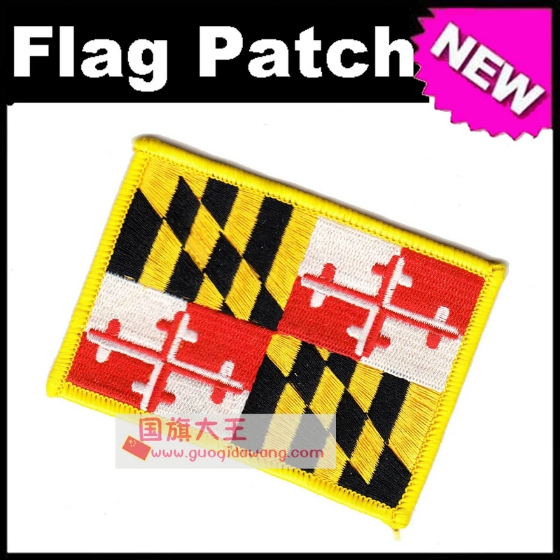 Maryland flag embroidery patches the united states of america usa state Maryland flag embroidery patches the united states of america usa state