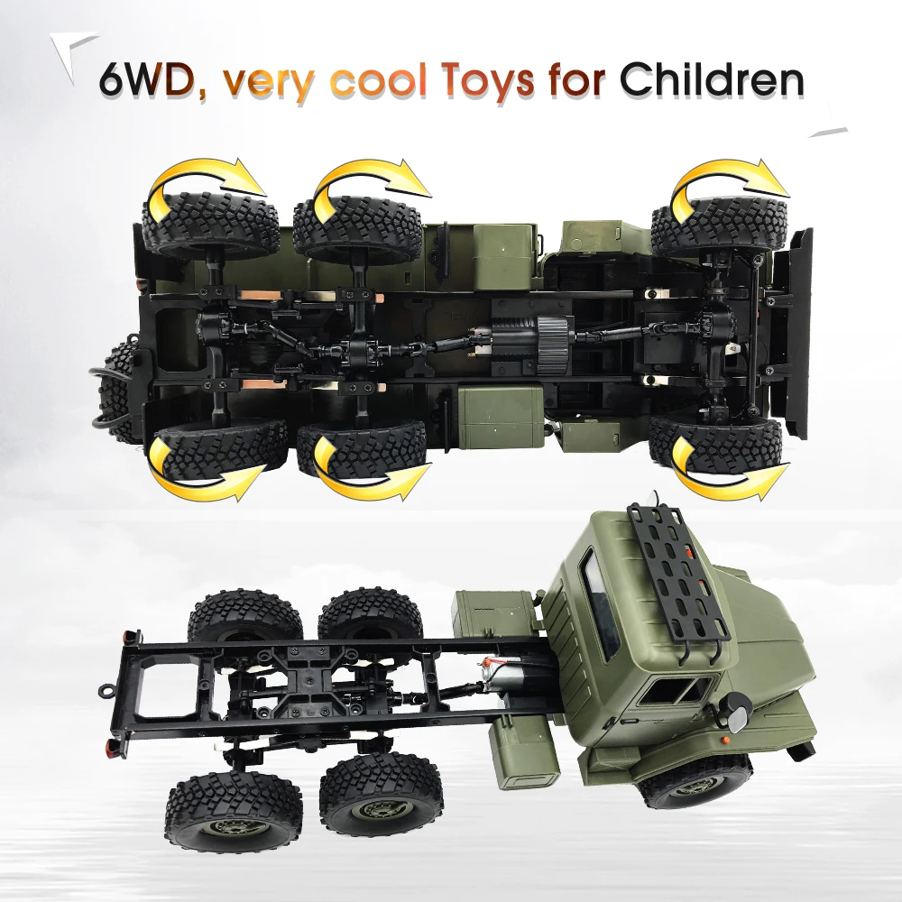 WPL грузовик игрушки для мальчиков RC грузовик B36 Урал 1/16 2,4G 6WD дистанционного Управление Военный Грузовик Рок Гусеничный автомобиль RC хобби К... WPL грузовик игрушки для мальчиков RC грузовик B36 Урал 1/16 2,4G 6WD дистанционного Управление Военный Грузовик Рок Гусеничный автомобиль RC хобби К...