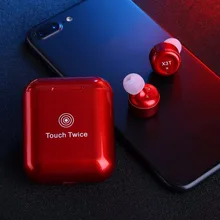 1 пара TWS X3T беспроводной Bluetooth 4,2 сенсорное управление наушники-вкладыши с зарядным устройством для iPhone Android высококачественные наушники Новые