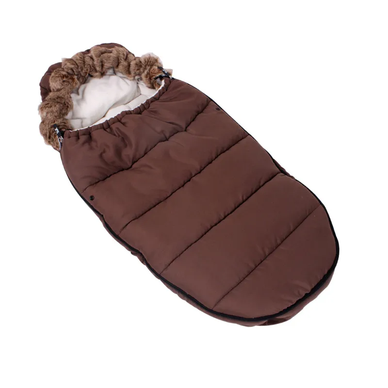 Зимний детский спальный мешок для коляски, плотный хлопковый конверт, спальный мешок высокого качества для мальчиков и девочек, спальные мешки