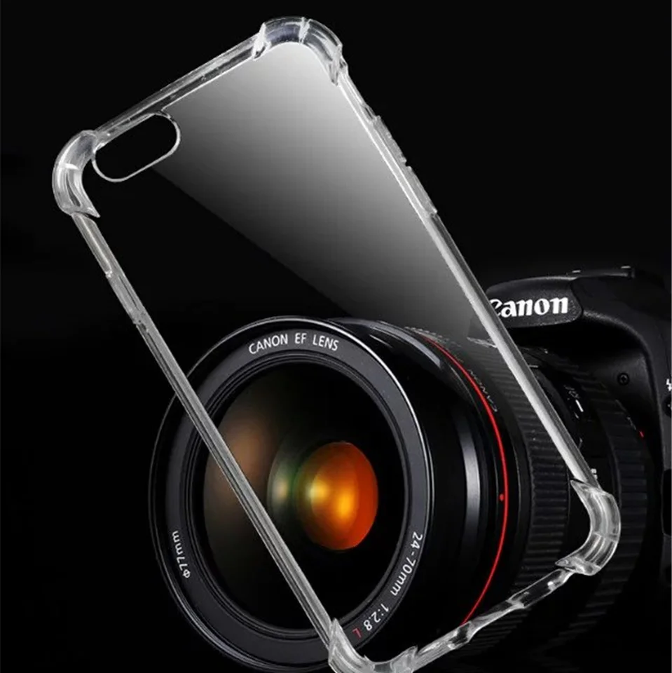 Супер Ударопрочный 3D чехол для iphone 6 6s 7 8 Plus силиконовый мягкий полный защитный Apple