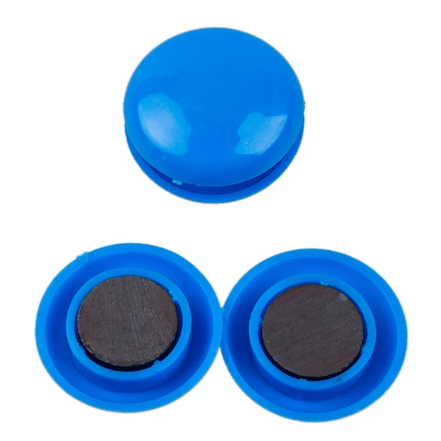 SOSW- 24 Pcs Presentation Whiteboard Colors Round Magnetic Button