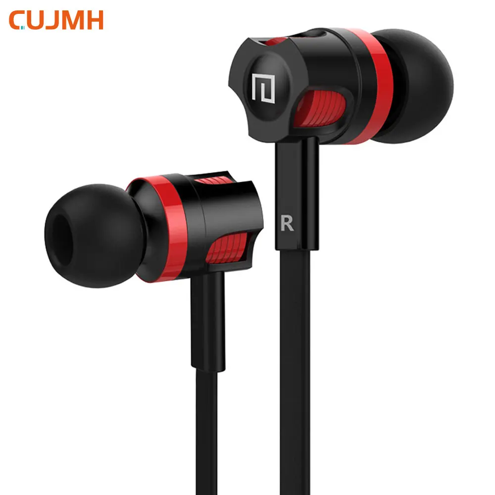 CUJMH Earbuds in ear Earphone Headphone Noise Isolating Wired Headset with Mic for iphone samsung xiaomi huawei | Электроника