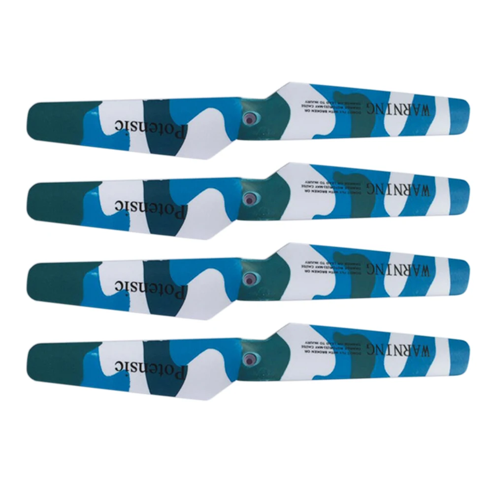 

Cool Camouflage Blue Drone Accessory 4 pcs Blade Main Propeller Replacement Spare Parts for Syma X5/X5C/X5SC/X5SCW/M68