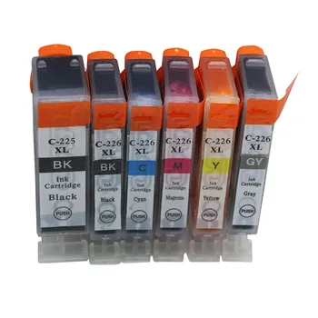 

PGI225 PGI-225 CLI-226 Ink Cartridges Replacement For Canon PIXMA IX6520 IP4820 IP4920 MX882 MX892 MG6110 Printer Cartridge Inke