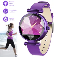 Женские IP67 водонепроницаемые Смарт-часы с монитором сердечного ритма фитнес-Отслеживание DJA99