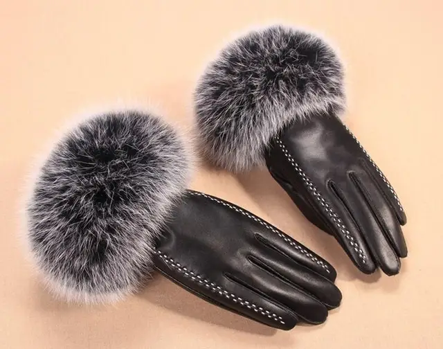 Women #8217 s autumn and winter thicken fleece lining glove lady #8217 s natural sheepskin leather glove genuine fox fur driving glove R293 cheap Gloves Mittens Adult Fashion Solid Oytall Genuine Leather Wrist Women #8217 s autumn and winter thicken fleece lining glove lady #8217 s natural sheepskin leather glove genuine fox fur driving glove R293 cheap Gloves Mittens Adult Fashion Solid Oytall Genuine Leather Wrist