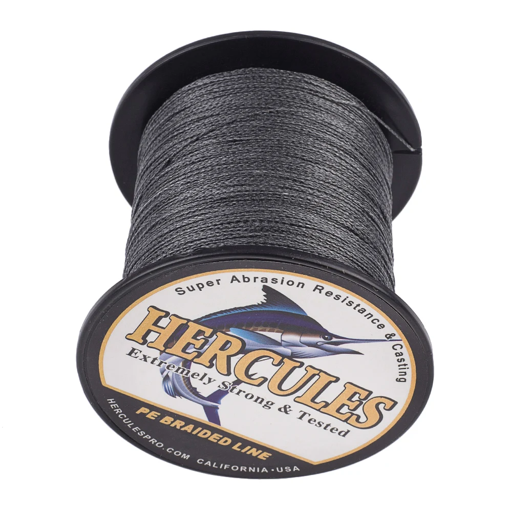 Hercules 100m 4 Strands Braided Fishing Line Super Strong Multifilament Fishing line 4X Trout 6LB-100LB Lure Wire 0.08mm-0.55mm 4