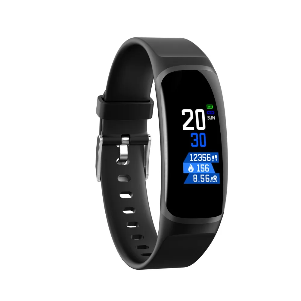 

MK04 Color Screen Smart Bracelet Sports Step Heart Rate Blood Pressure Monitoring WeChat Sports Sleep Detection Raised Hand Brig