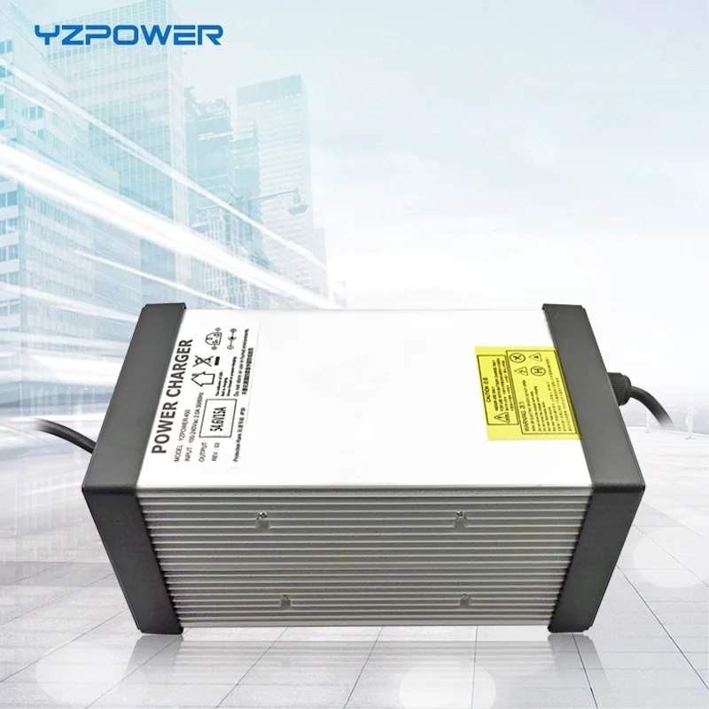 YZPOWER output DC 54,6 V 8.5A 9A 9.5A 10A 10.5A 11A 11.5A 12A 13A 15A литиевая батарея зарядное устройство с CE Rohs FCC SAA