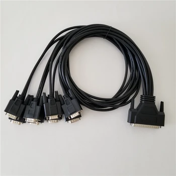 

MOXA CP-168U V2 8 Serial RS232 PCI Multi-Port Serial Card 62Pin to 8 x 9Pin Adapter Data Extension Cable 1M