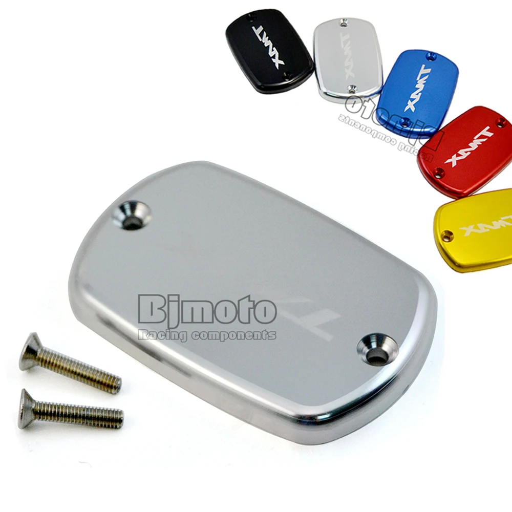 

Bjmoto For Yamaha T-MAX 500 2008-2011 TMAX 530 2012-2016 Motorcycle Brake Fluid Fuel Reservoir Tank Cap Cover Free Shipping
