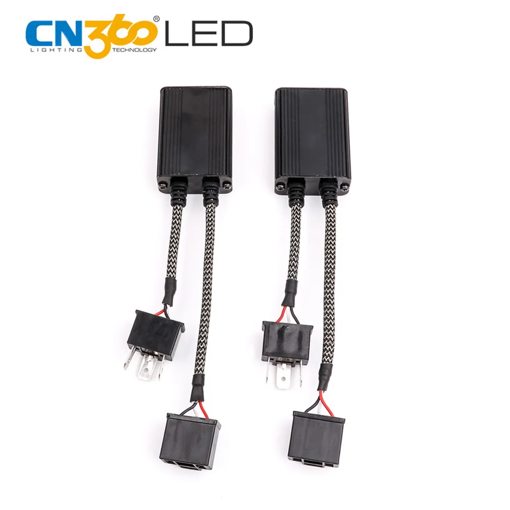 

CN360 2PCS LED Decoder Error Free CANBUS Part For LED Light Flicker FM Interference Warning Message From Dash Board C6