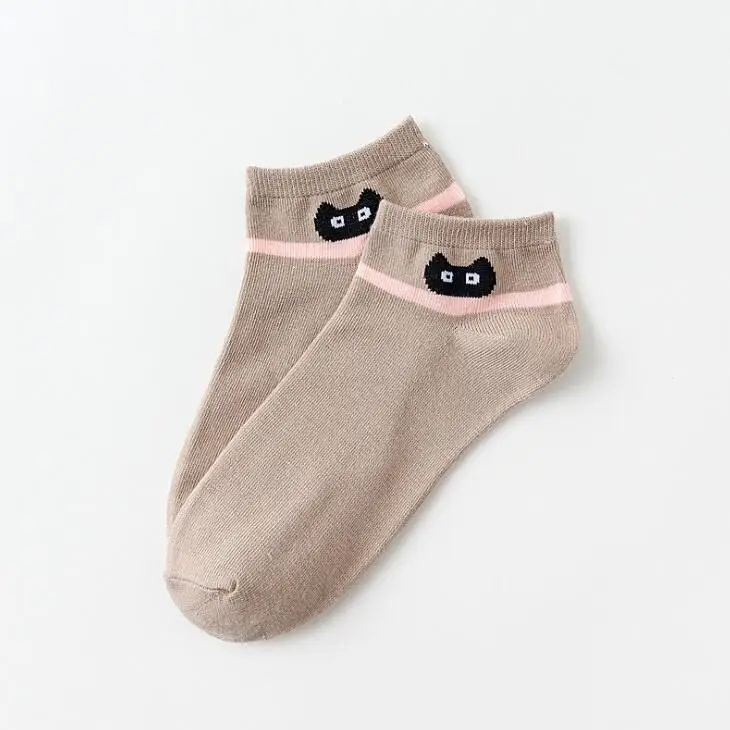 Новые милые женские носки тонкие с закрытым носком невидимые лодочки носки пропускающие воздух короткие носки спортивные женские носки - Цвет: S129