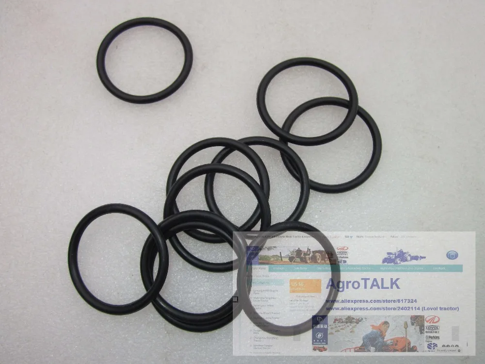 

Foton FT254, lZT254 tractor parts, the rubber O ring 34.5*3.55, part number: GB3452.1
