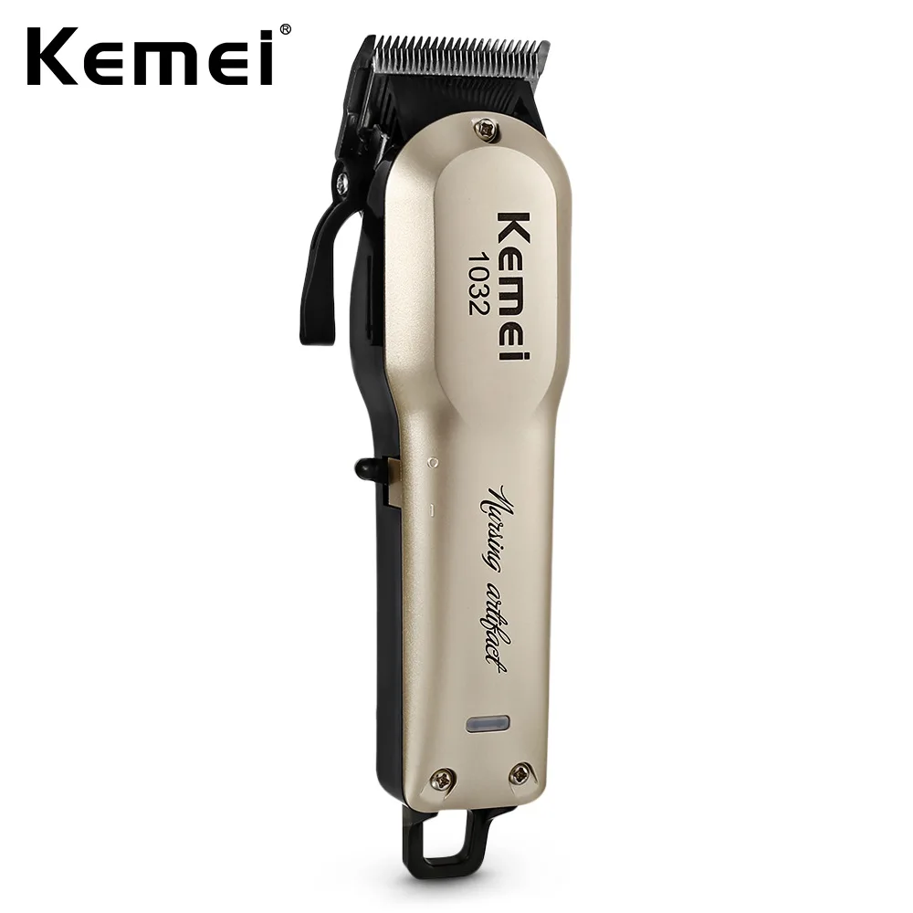 

Kemei Powerful Hair Beard Trimmer Professional Electric Hair Clipper Razor Cordless Hair Cutting Machine with Combs Barber