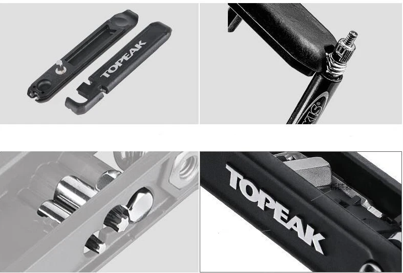 Светильник/компактный размер Topeak TT2573B HEXUS X 21 многофункциональный инструмент для велосипеда T15, T25 8 мм, шестигранный инструмент, биты, рычаги для шин, инструмент для сердечника Presta