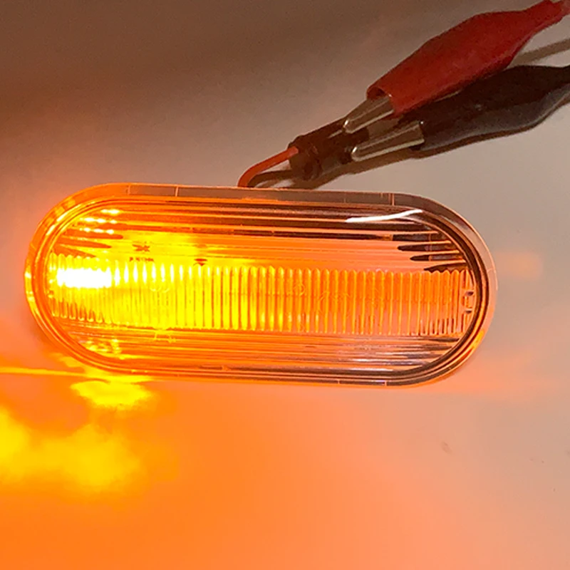 Автомобильный Светодиодный Боковой габаритный фонарь для Ford C-Max Fiesta MK6 Focus MK2 Fusion Galaxy с янтарным последовательный сигнал поворота лампы