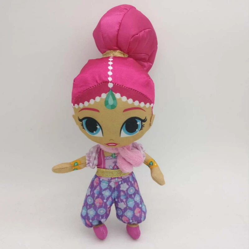 Милые мягкие куклы Shine GirlAuthentic Shimmer Sister плюшевые игрушки для детей подарок внешней торговли плюшевые куклы wishes genie littl - Цвет: pink