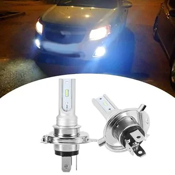 

LED Headlights Bulbs Kit High/Low Beam 72W 4000LM 3000K White Plug And Play