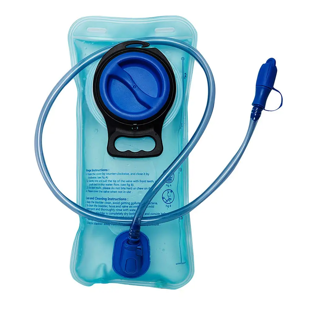 

Hiking, Biking, Running Hydration Bladder 2 Liter Upgraded Leak-Proof Water Bladder, BPA Free Water Reservoir for Hydration Pack