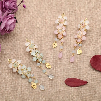 

Classical tassel step wave hair pin hanfu dovetail hanfu ancientry COS tire everyday Chinese elements