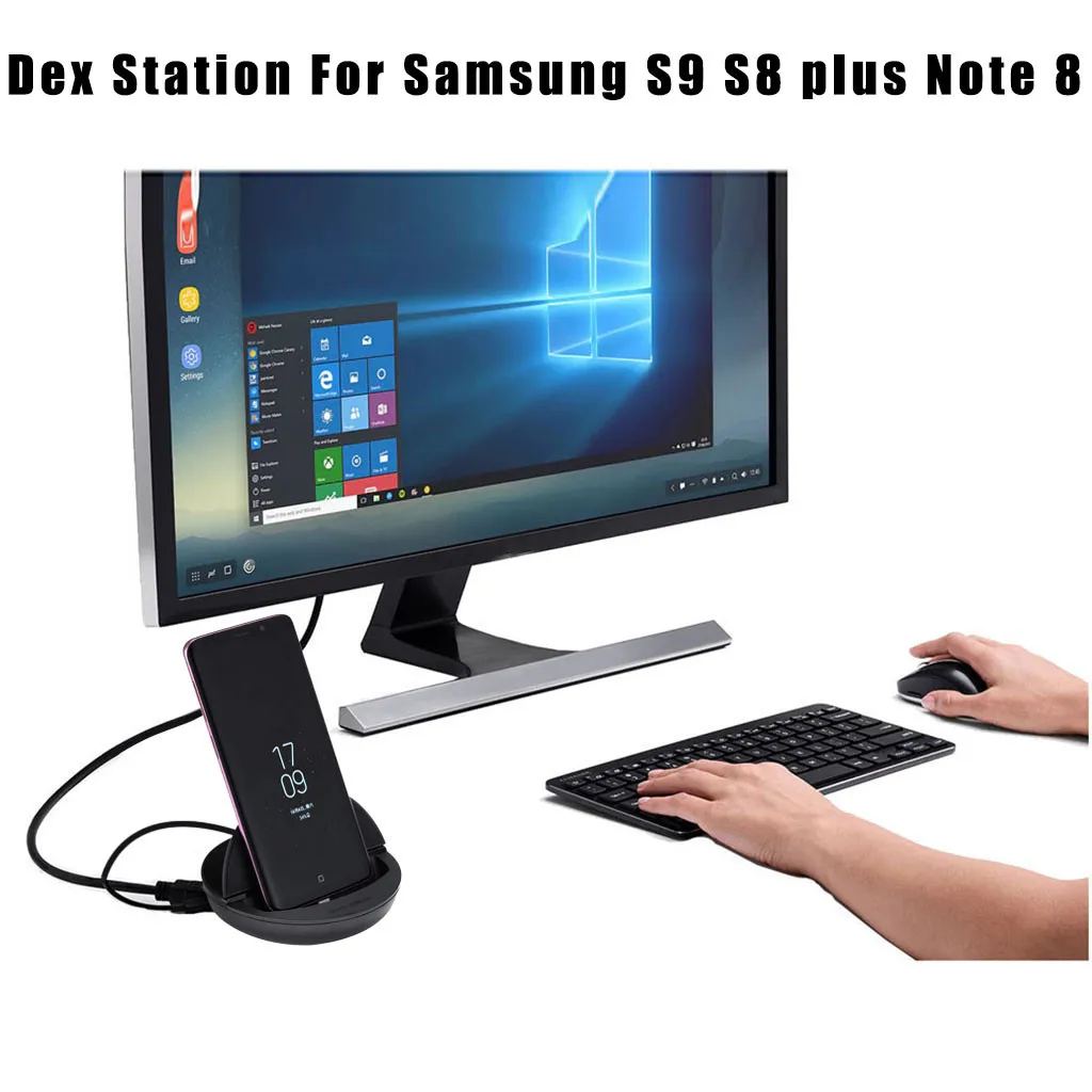 Новинка для samsung Dex Pad зарядная док-станция HDMI Расширение для Galaxy Note 9/8/S9/Plus/+ для samsung Galaxy Dex функция - Тип штекера: Универсальный