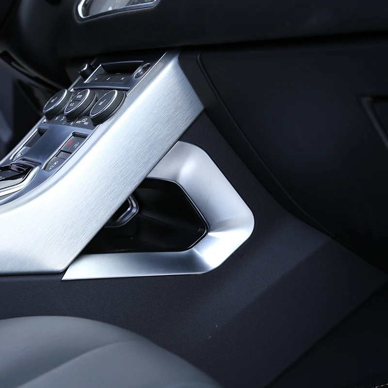Для Land rover Range Rover Evoque автомобильные аксессуары Центральная отделка u-образной рамы отделка ABS хром Новые поступления