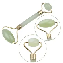 Инструмент для подтяжки лица, Нефритовый массажный ролик для тела, против морщин, здоровый релаксационный гаджет, облегчающий боль, для лица, головы тела, инструмент для красоты