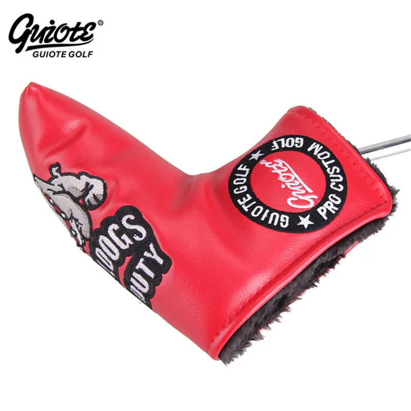 [3 цвета] Bulldogs On Duty Golf Blade Putter покрытие из синтетической кожи Для Гольфа Головные уборы спортивные аксессуары для гольфа новинка подарок