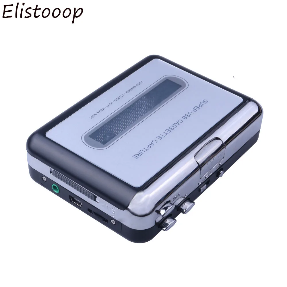 USB Cassette Capture Radio Player Portable Tape to MP3 Converter Audio Music Recorder | Электроника