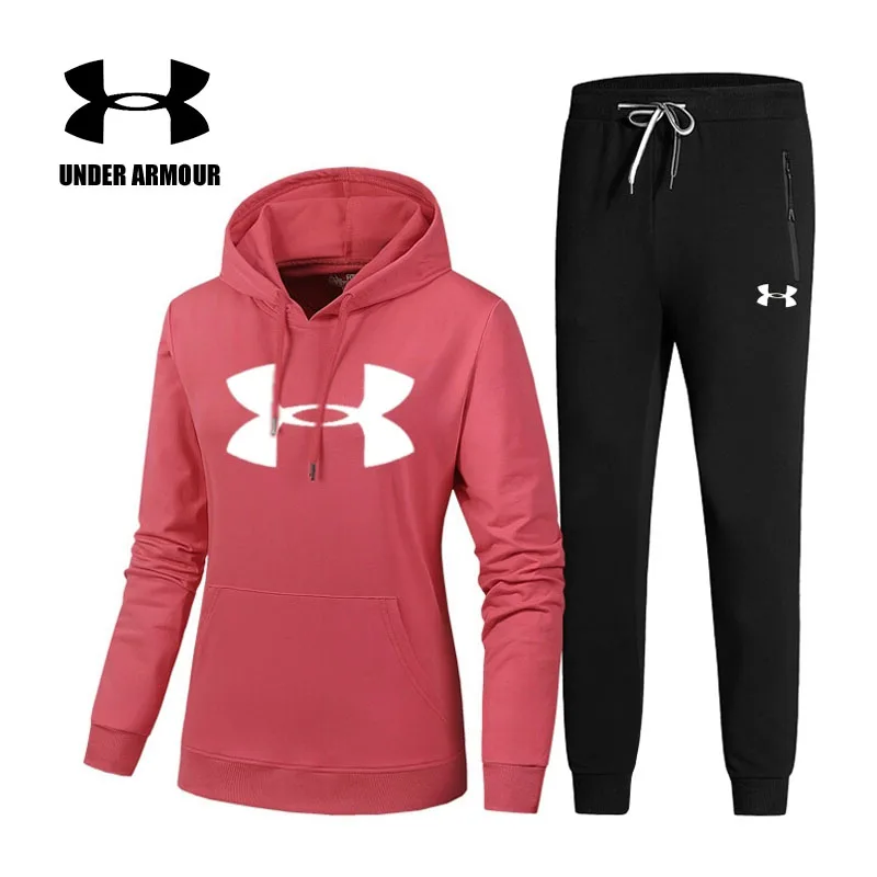 

Under Armour Jogging suits for women Two-piece women running training Fitness Gym sports suits Pullover Sweatshirt +Pants