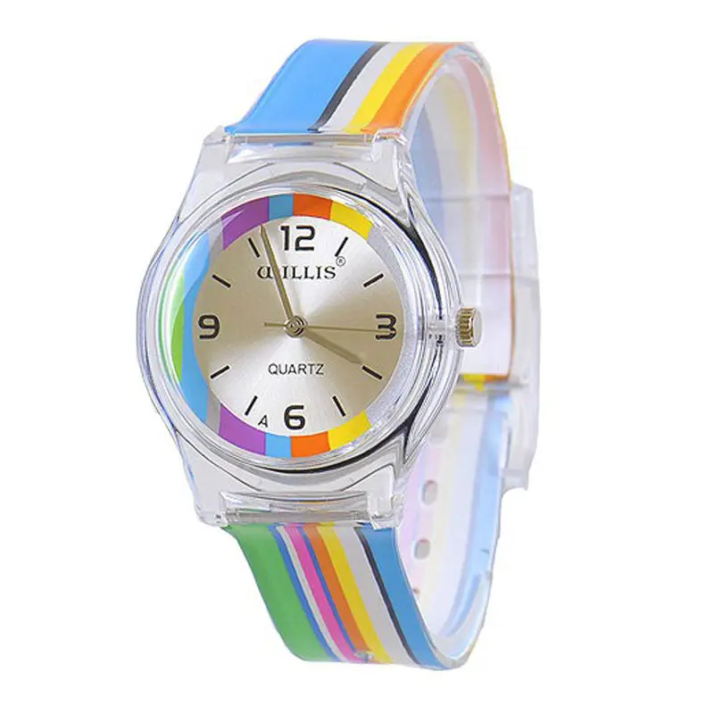 Fashion Children Student Waterproof Quartz Watches Round Dial Analog