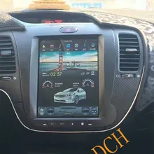 10,4 ''Тесла стиль Android 8,1 автомобильный DVD gps навигатор для KIA K3 cerato forte 2013 авто ручной AC px6 carplay