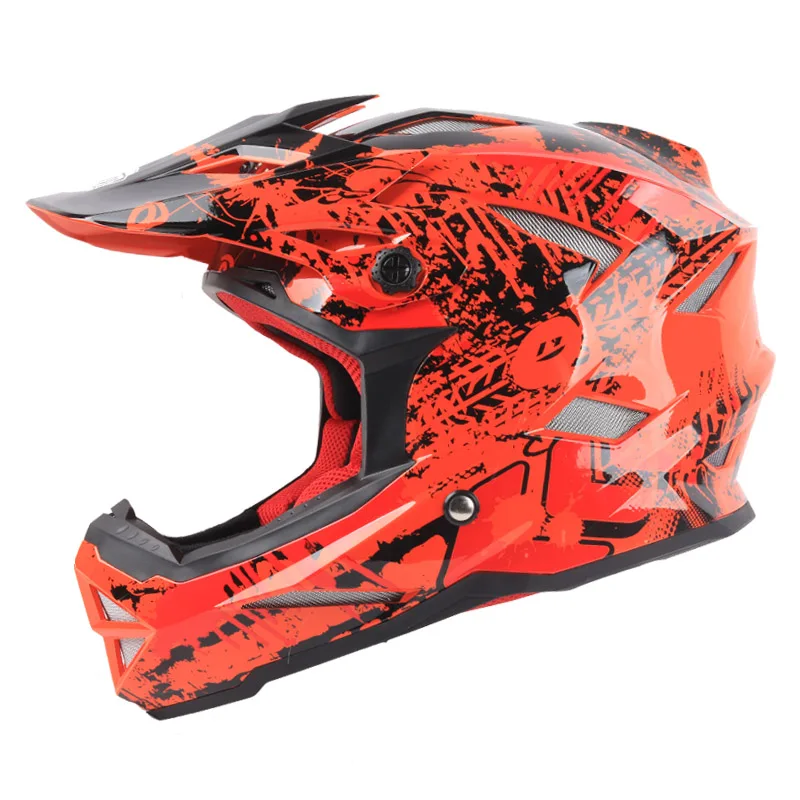 Thh t42 fy ixs moto шлем casco capacetes персонализированный шлем moto cross off-road moto rcycle шлем можно носить очки легкие - Цвет: orange